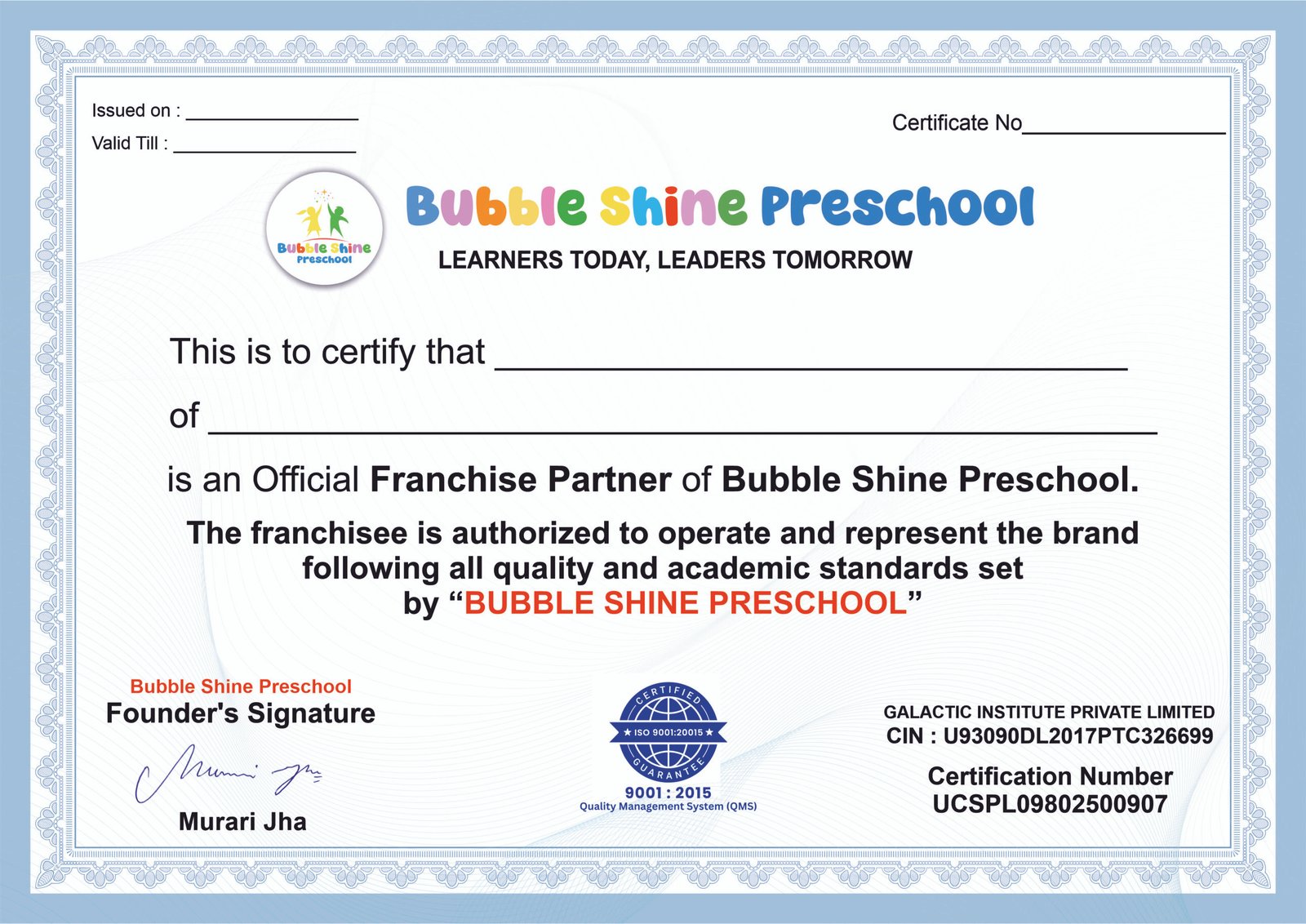 Certificate 2